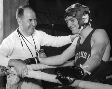 Dick Murphy with Coach John Walsh.