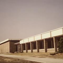 A view of the campus buildings, Janesville, 1966