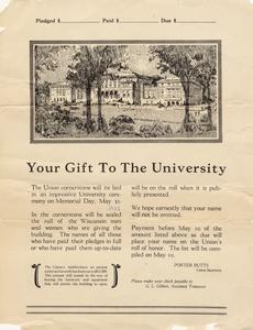 Your gift to the university