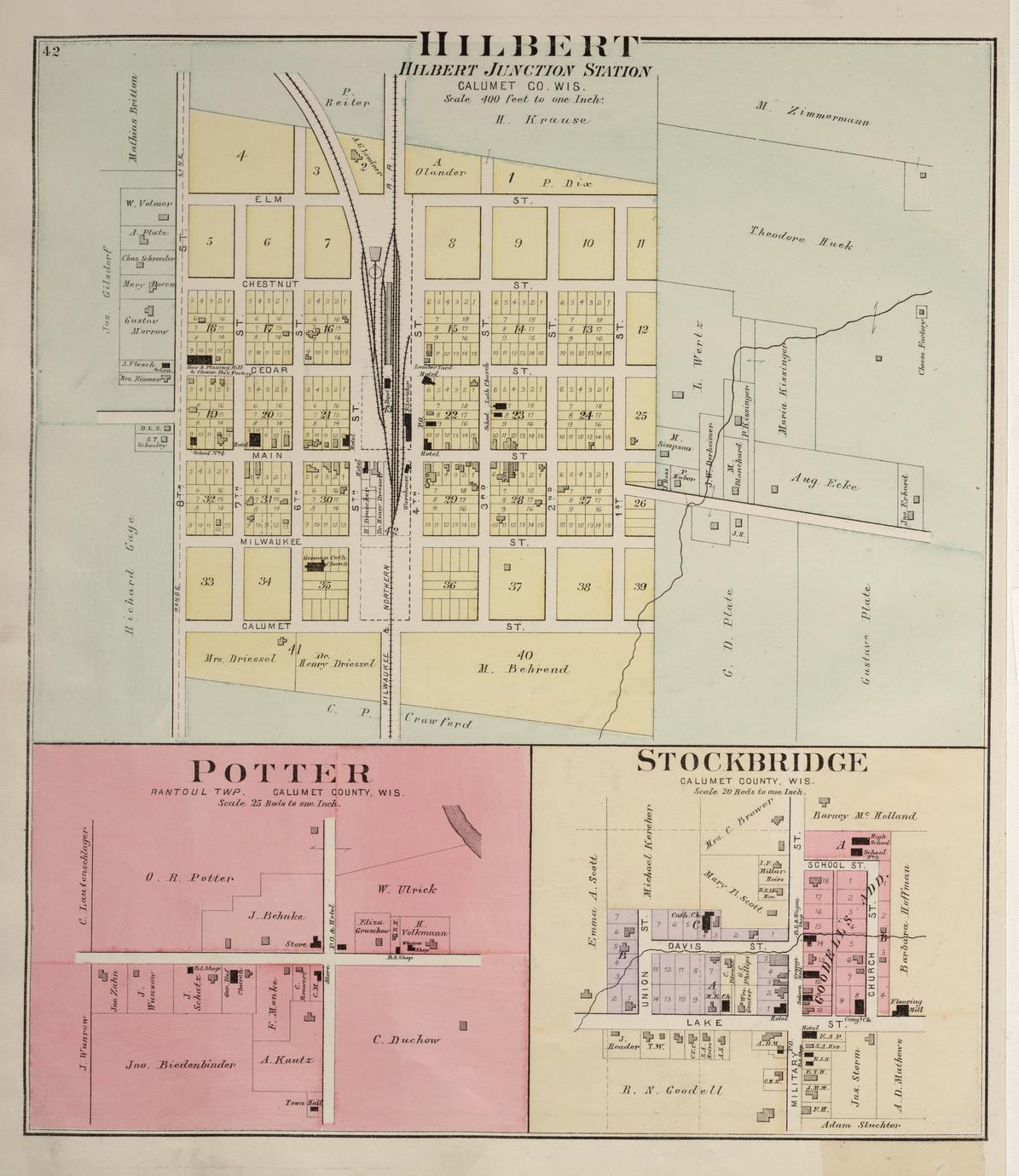 Plat book of Manitowoc and Calumet Counties, Wisconsin - Full view ...