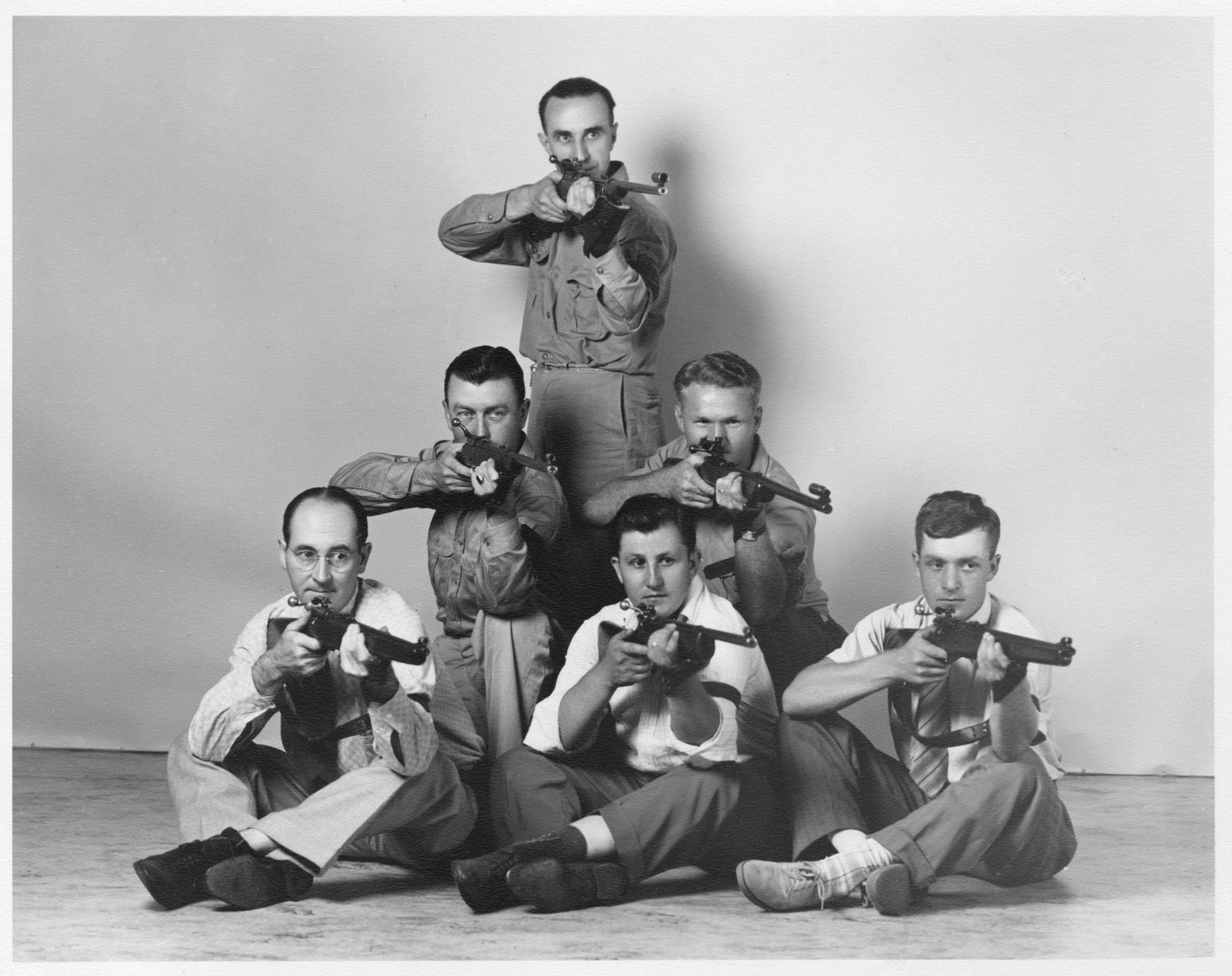 Janesville Rifle Team, 1937 and 1944 (1 of 2)