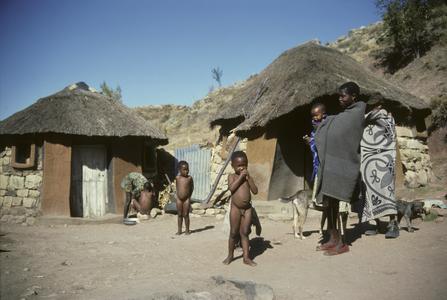 People of South Africa : Sotho home