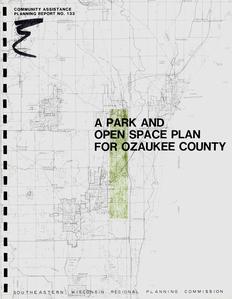 A park and open space plan for Ozaukee County