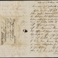 [Letter from Ludwig Sternberger to his mother, June 12, 1848]