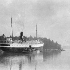 The Manitou aground in Saint Marys River