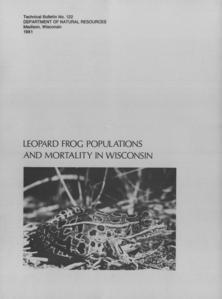 Leopard frog populations and mortality in Wisconsin, 1974-76