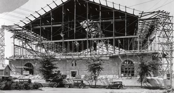 Field House under construction