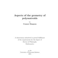 Aspects of the geometry of polymatroids