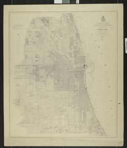 Map of the city of Chicago