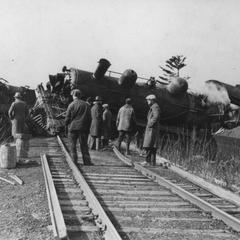Train derailment between Manitowoc and Two Rivers February 29, 1927