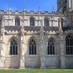 Gloucester Cathedral exterior south nave