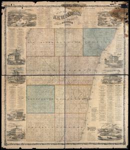Map of Kewaunee County, Wisconsin, 1876