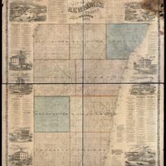 Map of Kewaunee County, Wisconsin, 1876