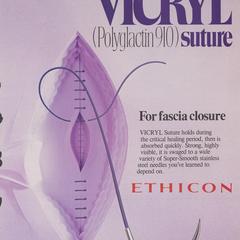 Vicryl Suture advertisement