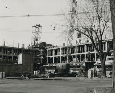 Halsey Science Center construction