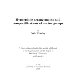 Hyperplane arrangements and compactifications of vector groups
