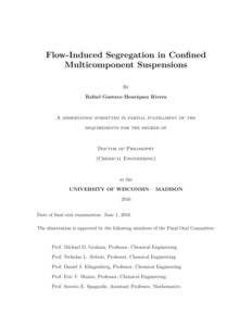 Flow-Induced Segregation in Confined Multicomponent Suspensions
