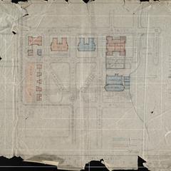 Plan, lower campus, 1921