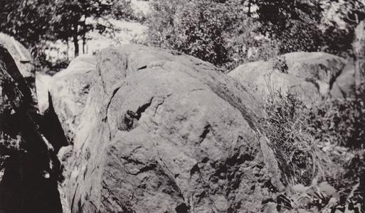 Weathered granite boulders