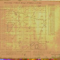 [Public Land Survey System map: Wisconsin Township 33 North, Range 01 East]