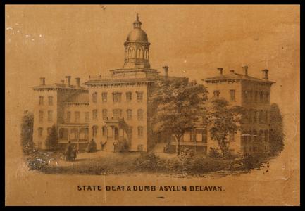State deaf & dumb asylum, Delavan