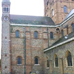St. Albans Cathedral north transept west side