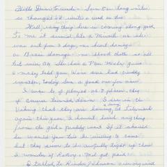 Letter to Bob Andresen, October 1985