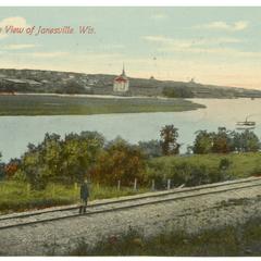 View of Janesville across the Rock River