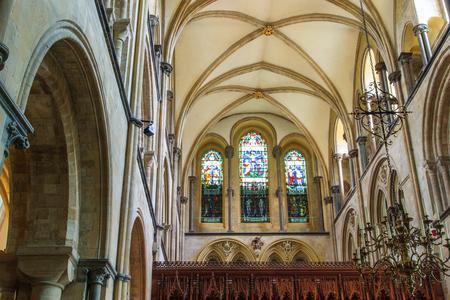 Chichester Cathedral interior retrochoir east window