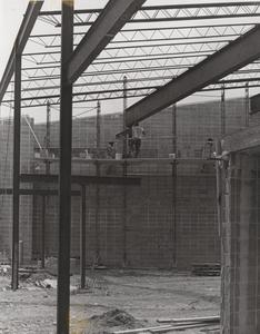 Construction of the Wells Culture Center, Janesville, 1981