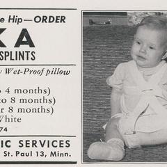 Abduction Pillow Splints advertisement