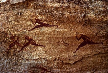 Petroglyph : Hunters Running