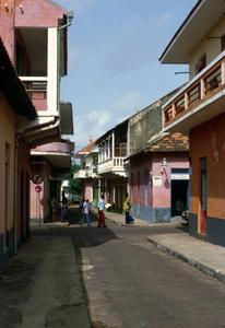 Narrow Street in Urban Bissau