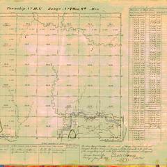 [Public Land Survey System map: Wisconsin Township 19 North, Range 07 West]