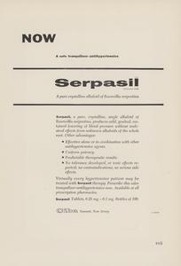 Serpasil advertisement