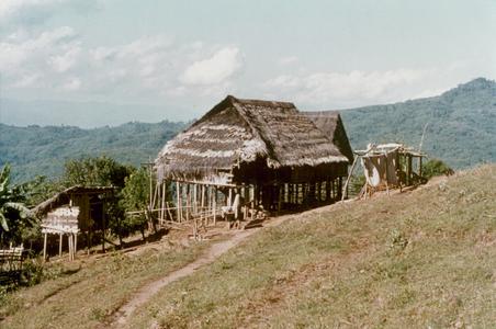 White Lahu (Lahu Hpu) village of Chalopha in Houa Khong Province