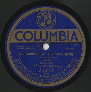 Abe Kabibble at the ball game