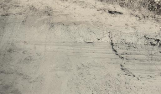 Lake clay over sand in Burnett County