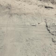 Lake clay over sand in Burnett County