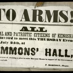 Poster, "To Arms"