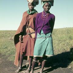 People of South Africa : Xhosa women with bundles
