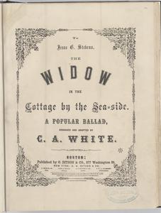 Widow in the cottage by the sea-side