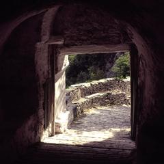 Entrance to Dionysiou Monastery