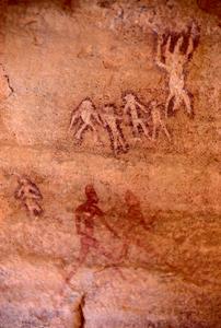 Petroglyph : Various Styles of Human Figures