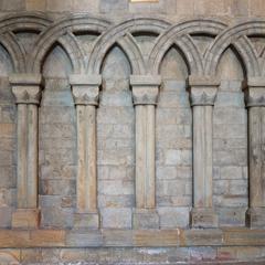 Durham Cathedral nave aisle blind arcade