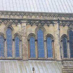 Salisbury Cathedral north chancel clerestory