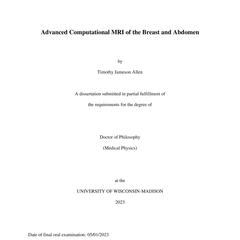 Advanced Computational MRI of the Breast and Abdomen