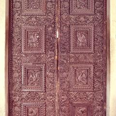 Refectory doors at Dionysiou