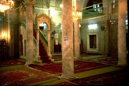 Broad Interior of Gurgi Mosque in Medina of Tripoli