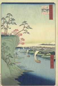 Tone River and Kono Hill, no. 95 from the series One-hundred Views of Famous Places in Edo